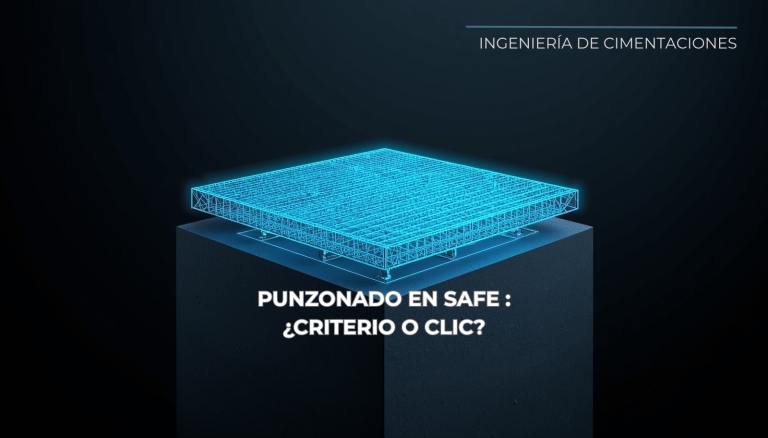Diseño de Losas de Cimentación en SAFE: Por Qué el Punzonado No es un Resultado, Es un Diagnóstico.