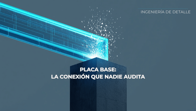 Placas Base de Columnas Metálicas: La Conexión que Todos Asumen Resuelta y Pocos Saben Diseñar