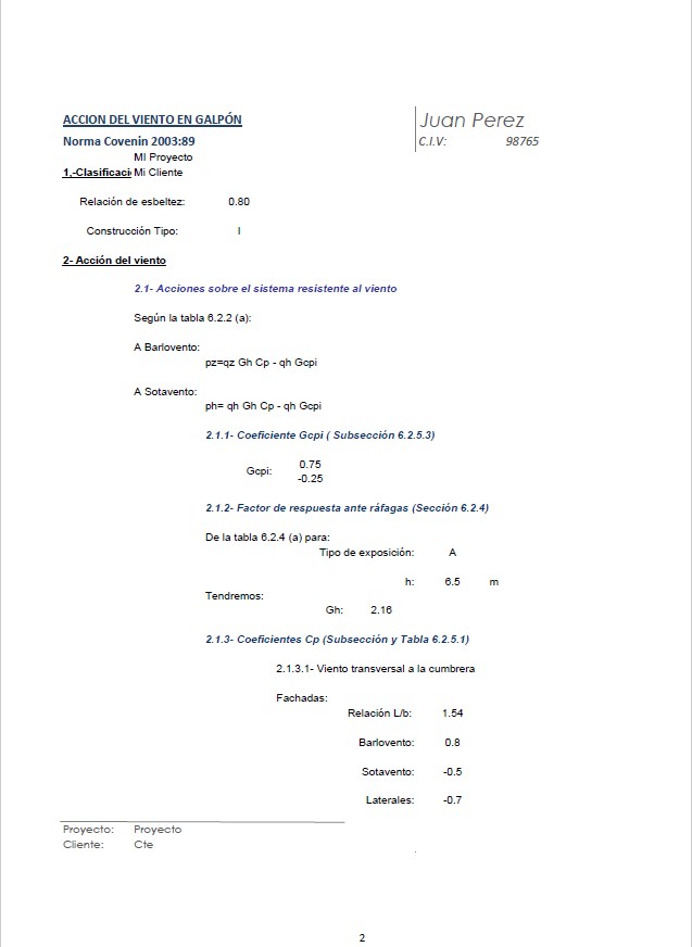 Reporte SCE Vientos